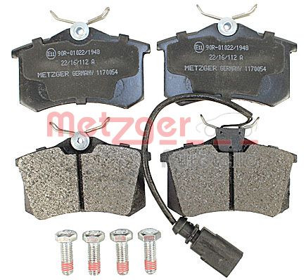 METZGER Bremsbelagsatz, Scheibenbremse